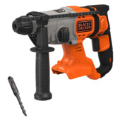 Marteau perforateur SDS+ sans fil BLACK+DECKER 18 V, sans batterie ni chargeur