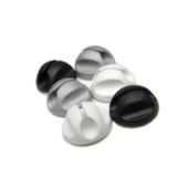 D-Line kabelclips zelfklevend 2x zwart, 2x grijs, 2x wit