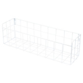 steel basket shelf wit