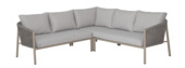Loungeset tuin Lugo beige staal
