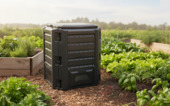 Practo Garden compostbak zwart 380L