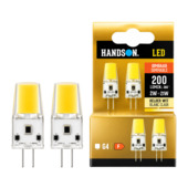 Handson capsule G4 2 W 200 lm 3000K dimbaar 2 stuks
