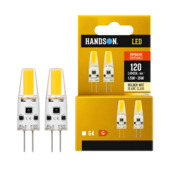 Handson capsule G4 1,5 W 120 lm 3000K dimbaar 2 stuks