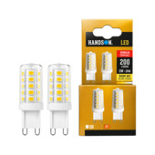 Capsule LED Handson G9 2 W 200 lm 2700K dimmable 2 pièces