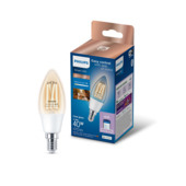 Ampoule flamme LED Philips Smart E14 40 W réglable dimmable