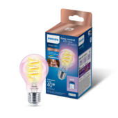 Ampoule à filament Philips Smart LED transparent E27 6.5W