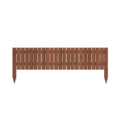 Clôture sur piquets Andalousie en pin 100x50 cm