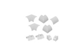 D-Line accessoirekit voor kabelgoot kwartrond 22x22 mm wit
