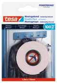 Tesa Powerbond montagetape voor tegels en metaal wit 1500x19 mm
