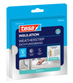 Tesa Moll tochtstrip standard P-profiel 4jr, 6m wit