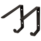 plankdrager haak 3mm 2 stuks zwart
