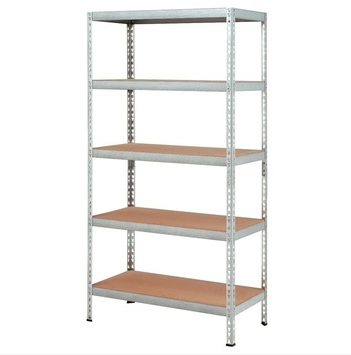 Zwaar metalen opbergrek 5 legborden 175 kg/legbord 180x90x46 cm