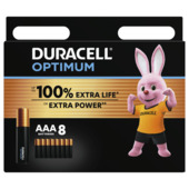Duracell Batterij AAA Alkaline Optimum 8 stuks