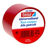 Tesa elektrische isolatietape rood 20 m x 50 mm