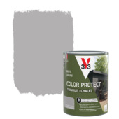 V33 Color Protect Tuinhuis beits mat zacht grijs 750 ml