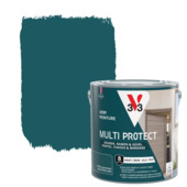 V33 verf Multi Protect hout / alu / pvc petrol blauw mat 2,5 liter