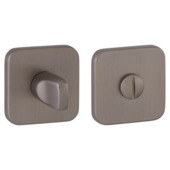 Rosace libre/occupé 8 mm aluminium bonzé