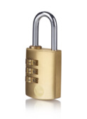 Cadenas à code Yale 30 mm laiton