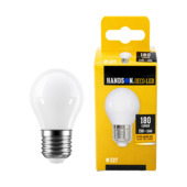 Ampoule G45 mate Handson E27 2 W 180 lm 2000K