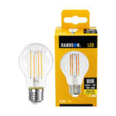 Ampoule poire A60 Handson E27 7 W  806 lm 2700K