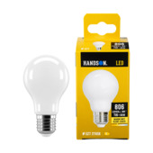 Ampoule poire A60 mate Handson E27 7 W 806 lm 2700K
