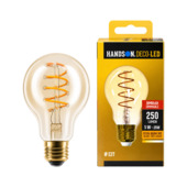 Ampoule poire A60 Ambre Handson E27 5 W 249 lm 1800K dimmable