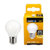 Ampoule mate G45 Handson E27 4 W 470 lm 2700K