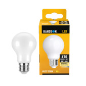 Ampoule poire A60 mate Handson E27 4 W  470 lm 2700K