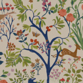 Papier peint intissé Joules Enchant Woodland crème motif 120871