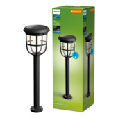 Philips solar sokkellamp Linkable Radii zwart