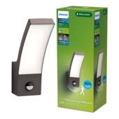 Philips buitenwandlamp Splay Ultra Efficient antraciet met bewegingssensor