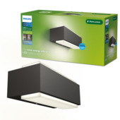 Applique murale extérieure haut et bas Philips Stratosphere anthracite