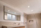 Panneau mur & plafond hydrofuge Agnes 120 x 60 cm épaisseur 12 mm en plâtre blanc 4 pièces