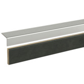 Moulure rénovation d'escalier CanDo béton anthracite 130x5 cm