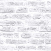 Papier peint intissé Pierres blanc 101801 0,52x10 m