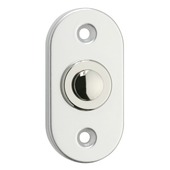 GAMMA beldrukker ovaal aluminium