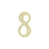 GAMMA huiscijfer messing 8