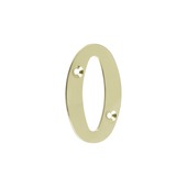 GAMMA huiscijfer messing 0