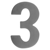 GAMMA huiscijfer groot inox 3