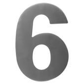 GAMMA huiscijfer groot inox 6/9