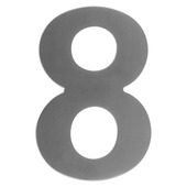 GAMMA huiscijfer groot inox 8