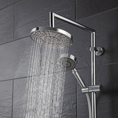 Ensemble de douche wellness Differnz Topline chromé