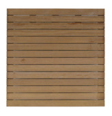 Terrastegel reliëf hardhout ± 100 x 100 cm