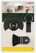 Bosch multitool tegelset voor cement en tegels - 3-delig
