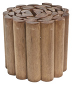 Borderrol hardhout ± 20x180 cm