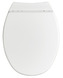 Abattant WC Allibert Serenity MDF blanc soft-close