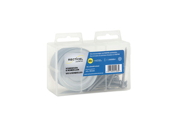 Recticel schroeven & rondellen 4,8x100 mm 20 stuks
