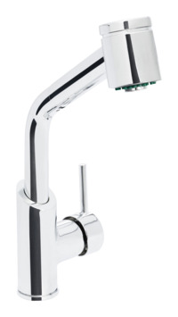 Handson Oscar keukenkraan met uittrekbare uitloop chroom