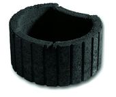 Bloembak Maan beton antraciet 42x50x25 cm