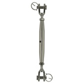 Wandspanner M6 inox vork-vork voor lijn 3 mm